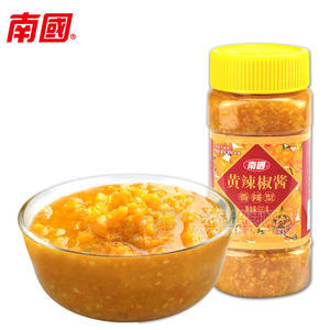 南國調(diào)味品黃辣椒醬香辣500g