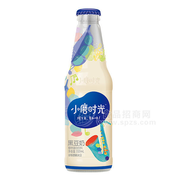小磨时光黑豆奶 植物蛋白饮料310ml