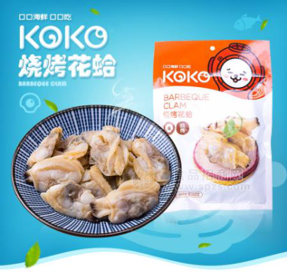 KOKO烧烤花蛤 休闲肉制品 60g