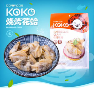 KOKO燒烤花蛤 休閑肉制品 60g