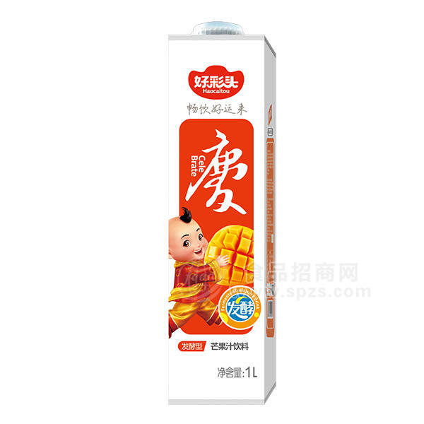好彩头发酵芒果汁饮料1L