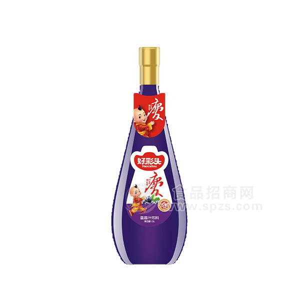 好彩头发酵蓝莓汁饮料1.5L