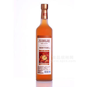 宗潤蘋果醋飲料650ml磨砂無糖