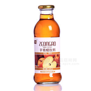 宗潤蘋果醋飲料420ml無糖