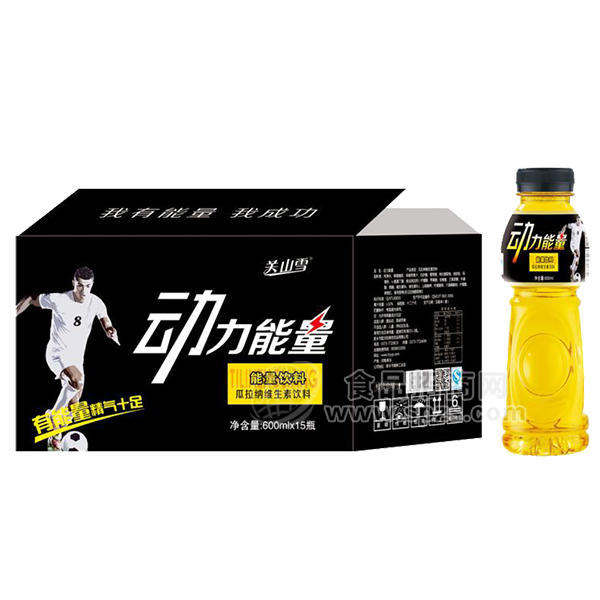 关雪山 能量饮料维生素饮料600mlx15瓶