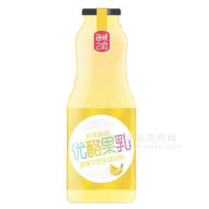 香蕉牛奶味乳味飲料1.25L