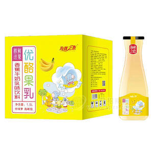 香蕉牛奶乳味飲料1.5L