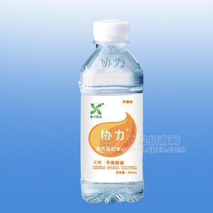 协力柠檬味无气苏打水饮料350mL
