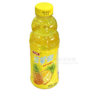 豪園菠蘿粒菠蘿果味飲料600mL