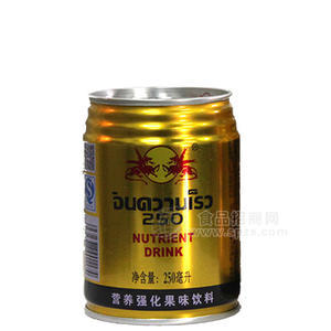 營養(yǎng)強化果味飲料250mL