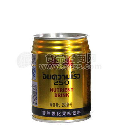 營養(yǎng)強(qiáng)化果味飲料250mL