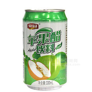 豪園蘋(píng)果醋飲料330mL