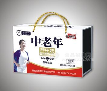 喜相随中老年养生奶 乳味饮品250mlx12盒