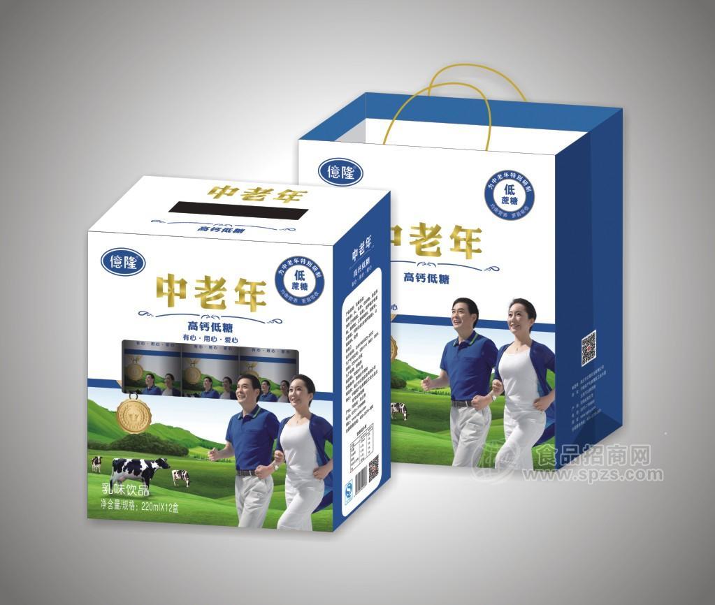 億隆中老年高鈣低糖奶 乳味飲品 220mlx12盒