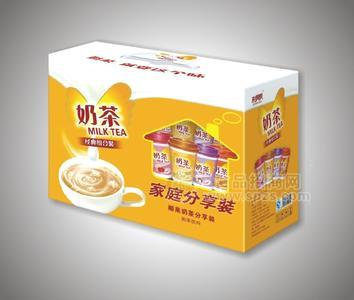 奶茶 家庭分享装椰果奶茶 冲调礼盒