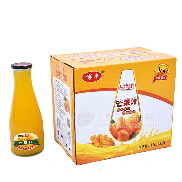 博豐芒果汁 果汁飲料1.5Lx6瓶