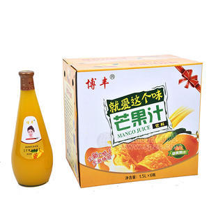 博豐果芒果果汁飲料 1.5Lx6瓶