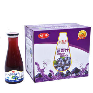 博豐藍(lán)莓汁果汁飲料1.5Lx6瓶