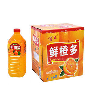 博豐鮮橙多果汁飲料2Lx6瓶