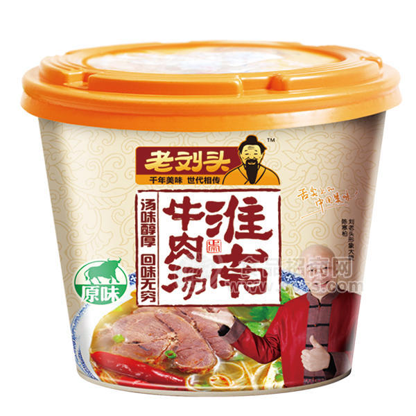 老劉頭 原味淮南牛肉湯 面