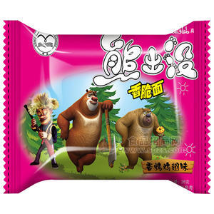 熊出没 香辣烤翅味 香脆面28g