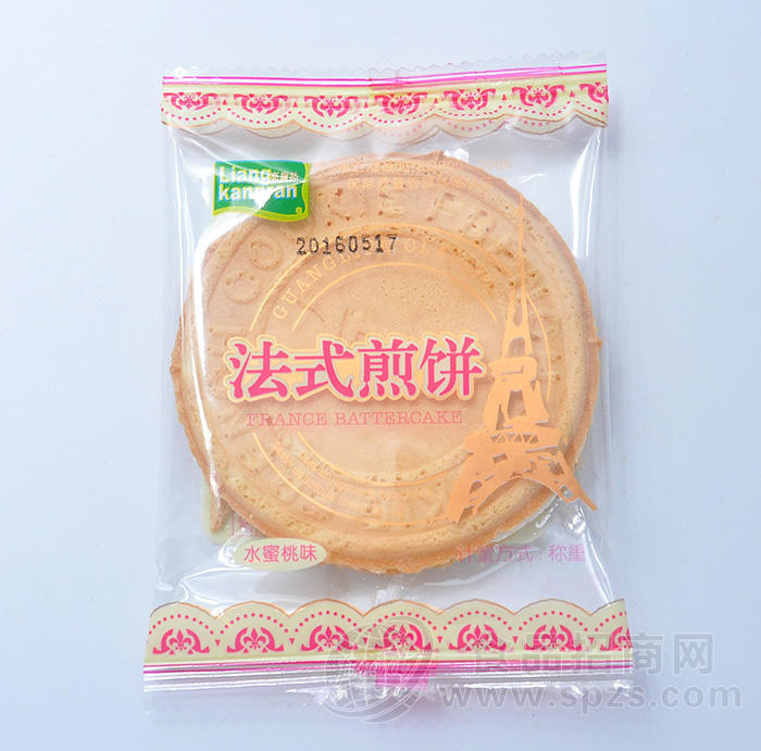 亮康然法式煎饼水蜜桃味