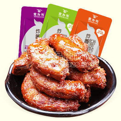 ·食为先炸酱香脖 肉干肉脯 