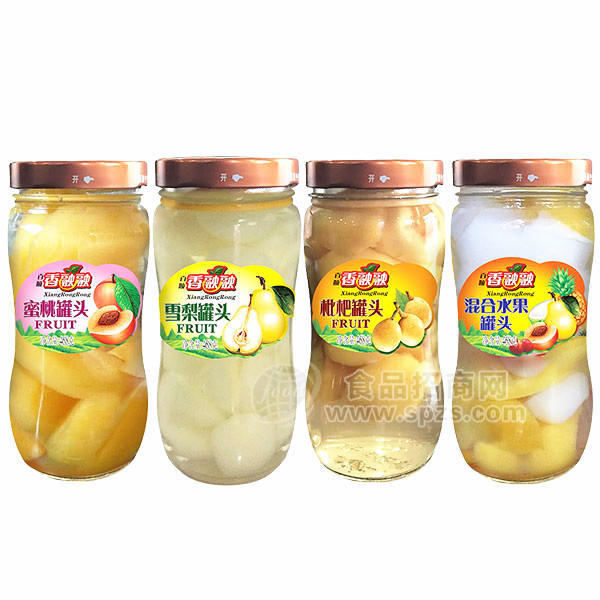 ·百顺香融融水果罐头468g 