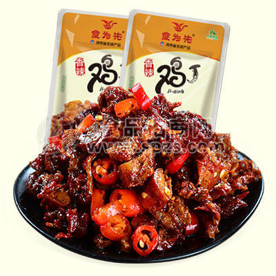·食为先香辣鸡丁 肉干肉脯 