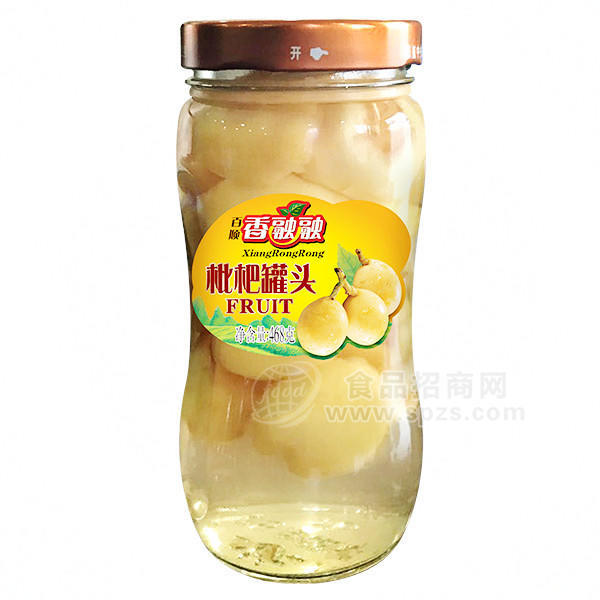 ·百顺香融融枇杷水果罐头468g 
