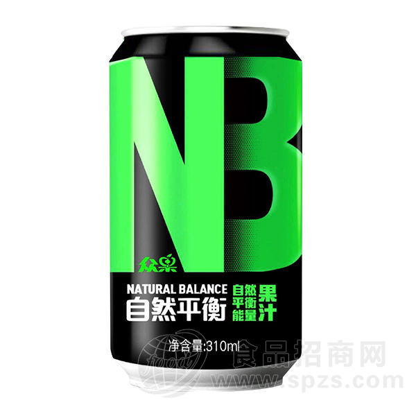 众果 NB自然平衡运动能量 果汁饮品 310mL