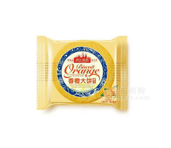 奥比都斯 香橙大饼 散装饼干
