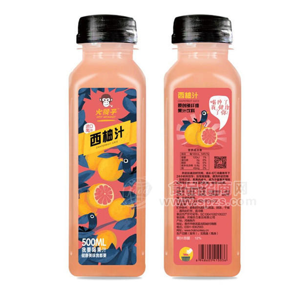 火猴子西柚汁果汁飲料500ml