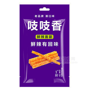 玉峰食品吱吱香鮮辣面筋麻辣食品1度鮮