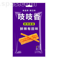 玉峰食品吱吱香鲜辣面筋麻辣食品2度鲜 湘式挤压糕点