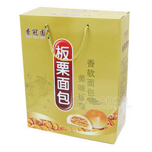 香冠园板栗面包手提礼盒