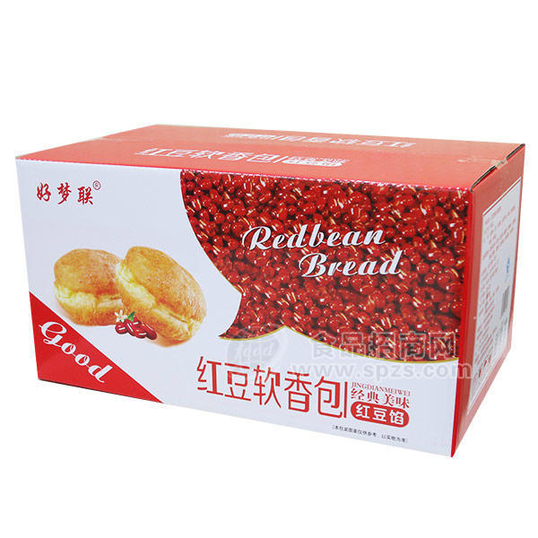 好梦联 红豆软香包 面包