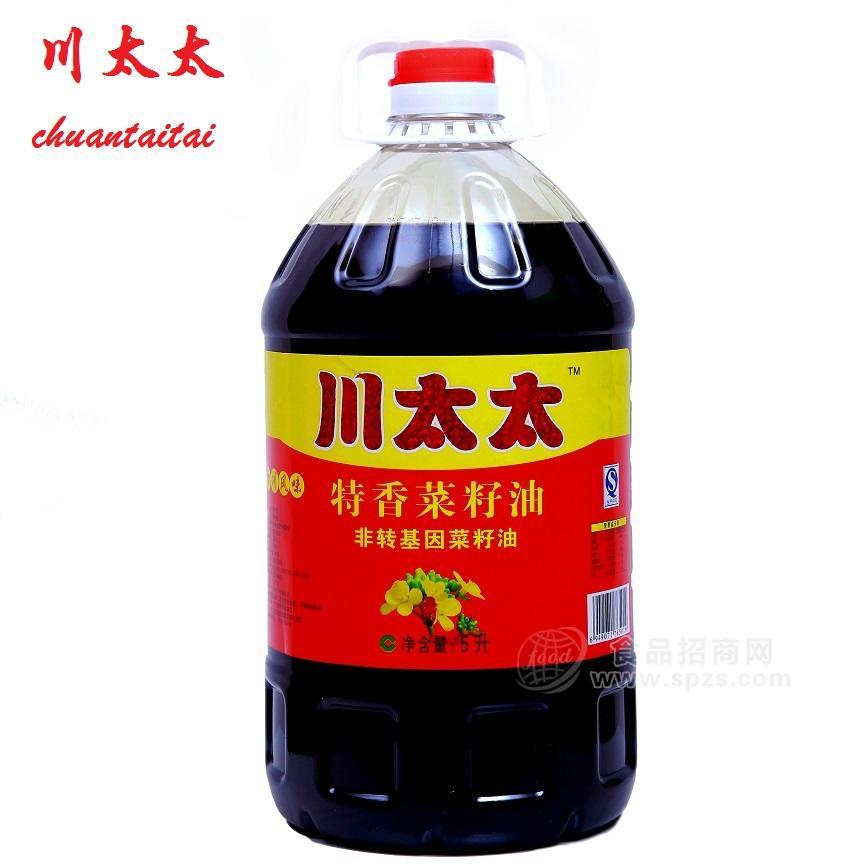 ·川太太特香菜籽油5L食用油 