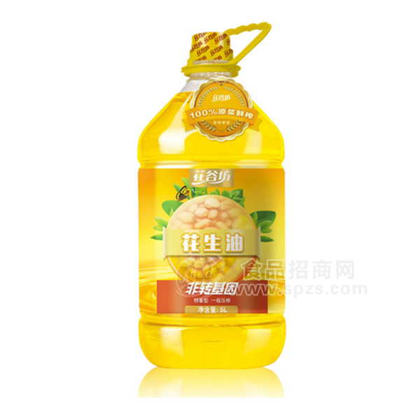 ·花谷坊 花生调和油5L 