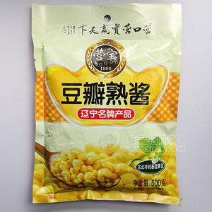 營寶豆瓣熟醬500g/袋誠招代理加盟