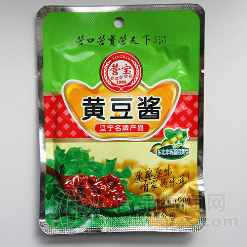 营宝黄豆酱100g/袋诚招代理加盟招商