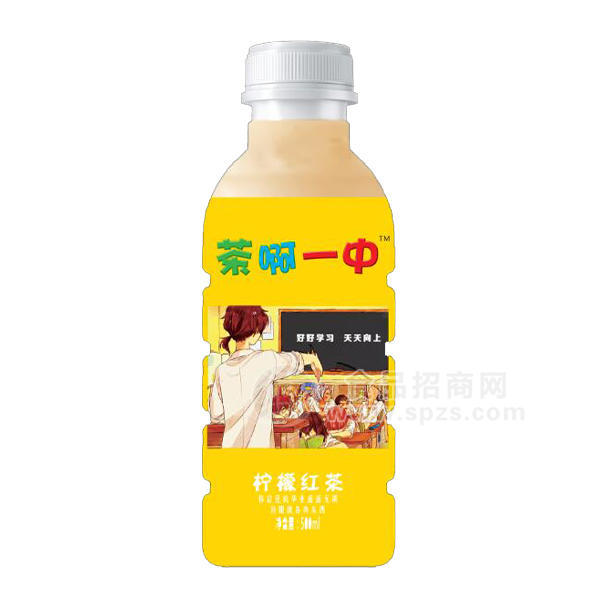 茶啊一中檸檬紅茶茶飲料 果汁飲品  500mL