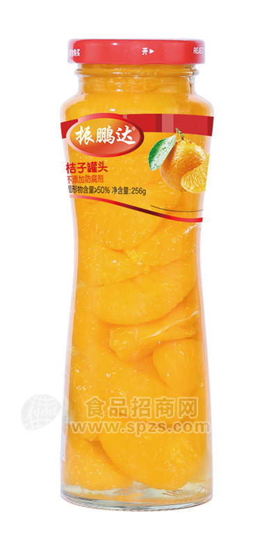 振鵬達(dá)桔子罐頭256g  不添加防腐劑