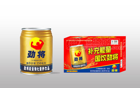 中勁 勁將能量強化營養(yǎng)飲品 ?；撬釓娀\動型飲料 果味飲料250mLx24 罐裝運動飲料 營養(yǎng)素飲料