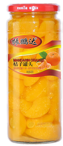 桔子罐头480g  瓜果罐头