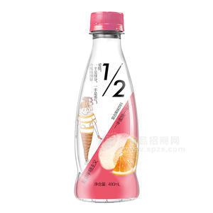 1/2一半蜜桃一半橘復(fù)合果味飲料480ml
