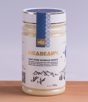 梅德維奇蜂坊俄羅斯進(jìn)口蜂蜜黑蜂椴樹(shù)蜂蜜380g林上月光系列