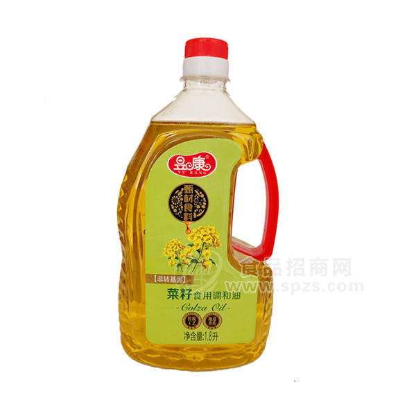 昱康 菜籽食用調(diào)和油 1.8L