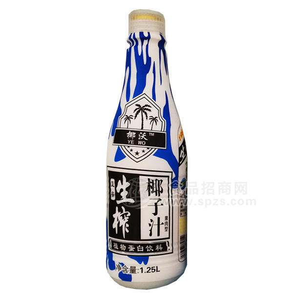 ·椰沃 生榨椰子汁植物蛋白饮料1.25L 