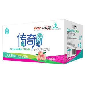 甲益 水蜜桃味蘇打水飲料360mLx24瓶